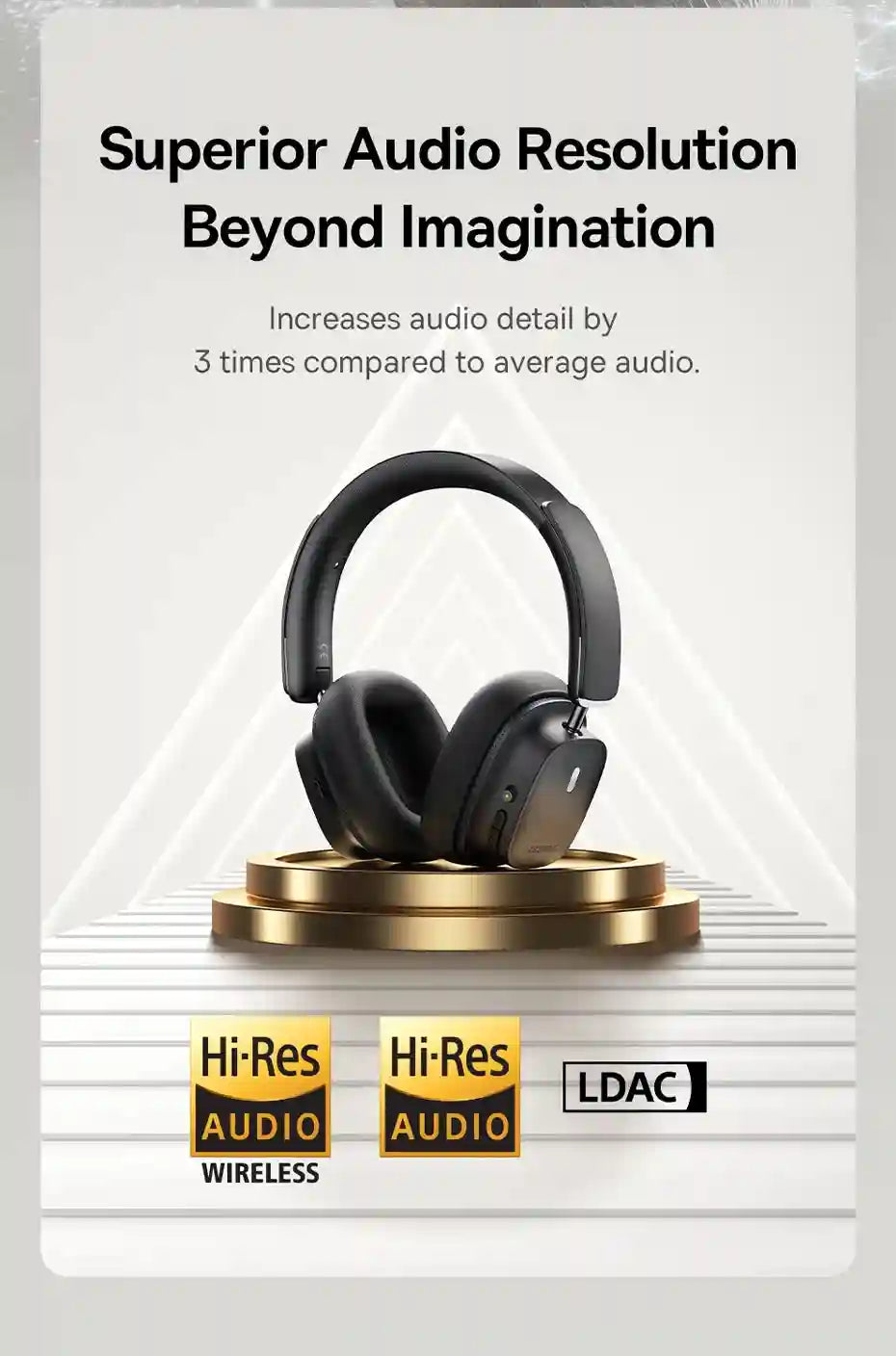 Tidesmit Wireless Headphones: Active Noise Cancellation & Spatial Audio Tidesmit