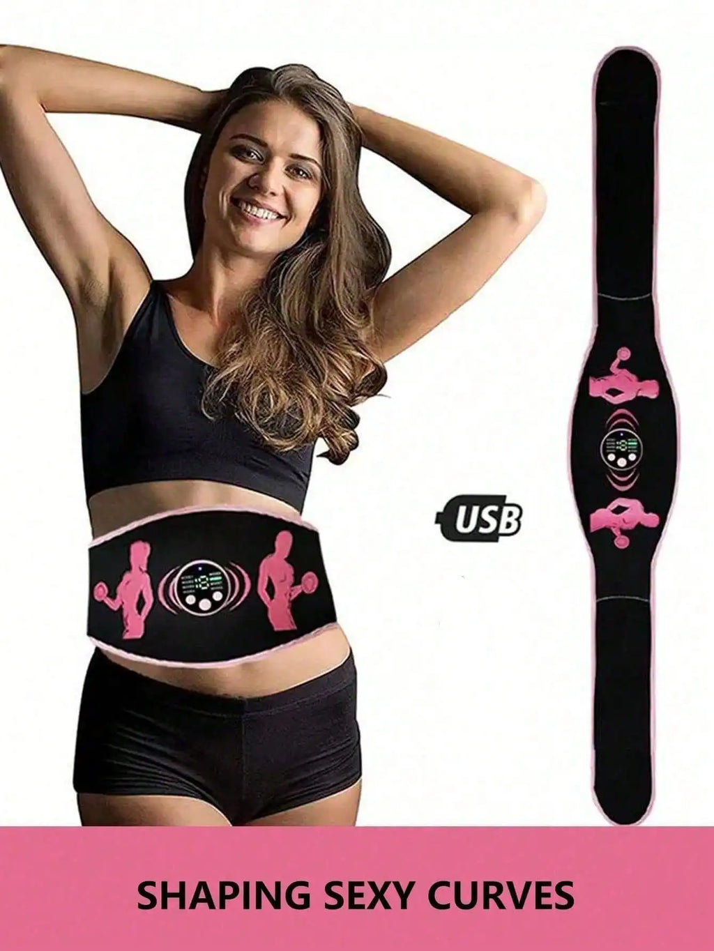 Portable Deep Tissue Massage Gun - Pink Percussive Therapy Device Fascia Gun Tidesmit
