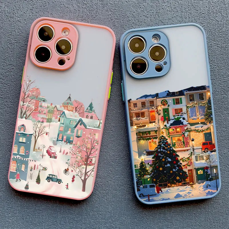 Christmas Cartoon Phone Case for iPhone 16 Pro Max - Shock-Absorbing Cover Tidesmit
