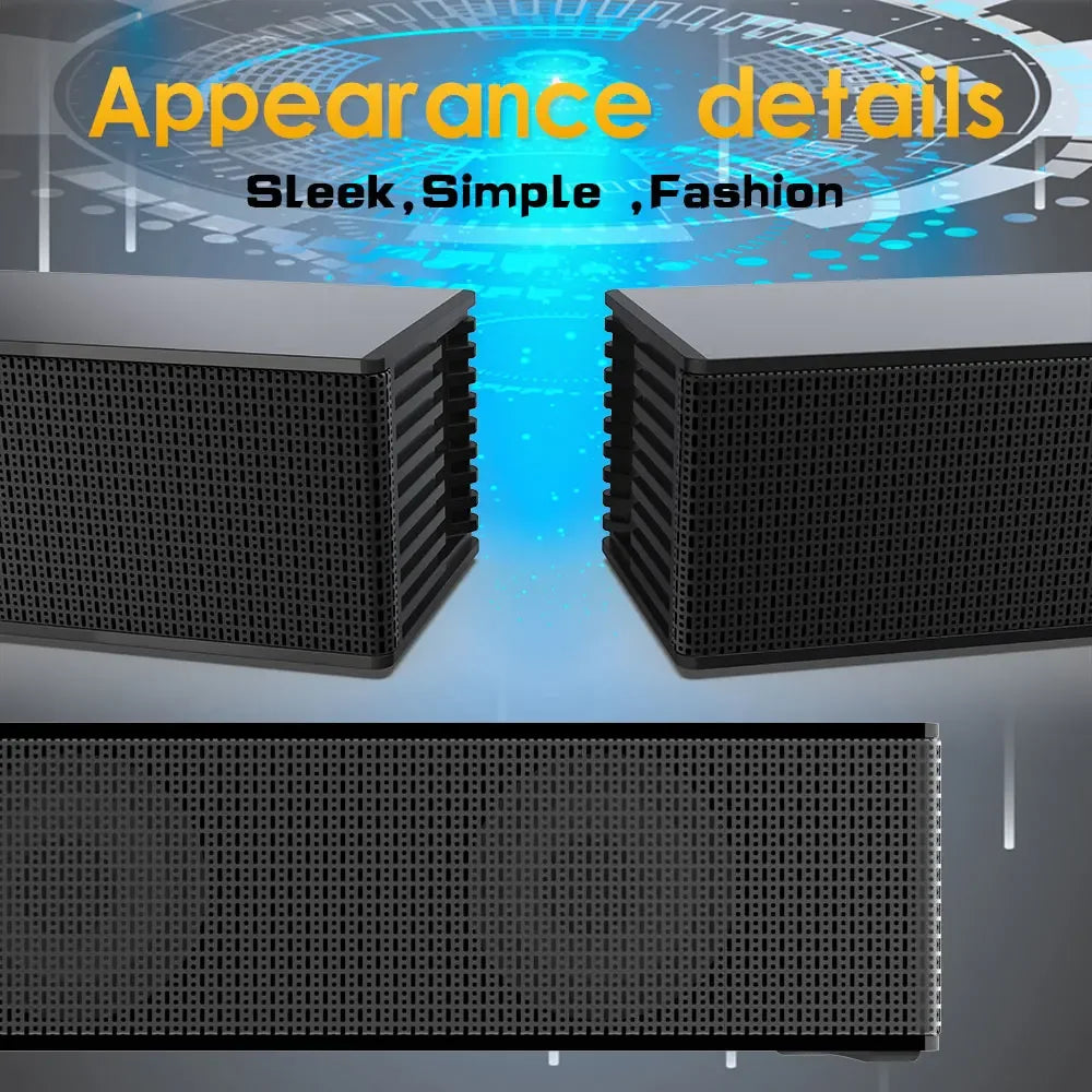 Wireless Bluetooth Sound Bar Speaker System Super Power Sound Speaker Wired Wireless Surround Stereo Home Theater TV Projector