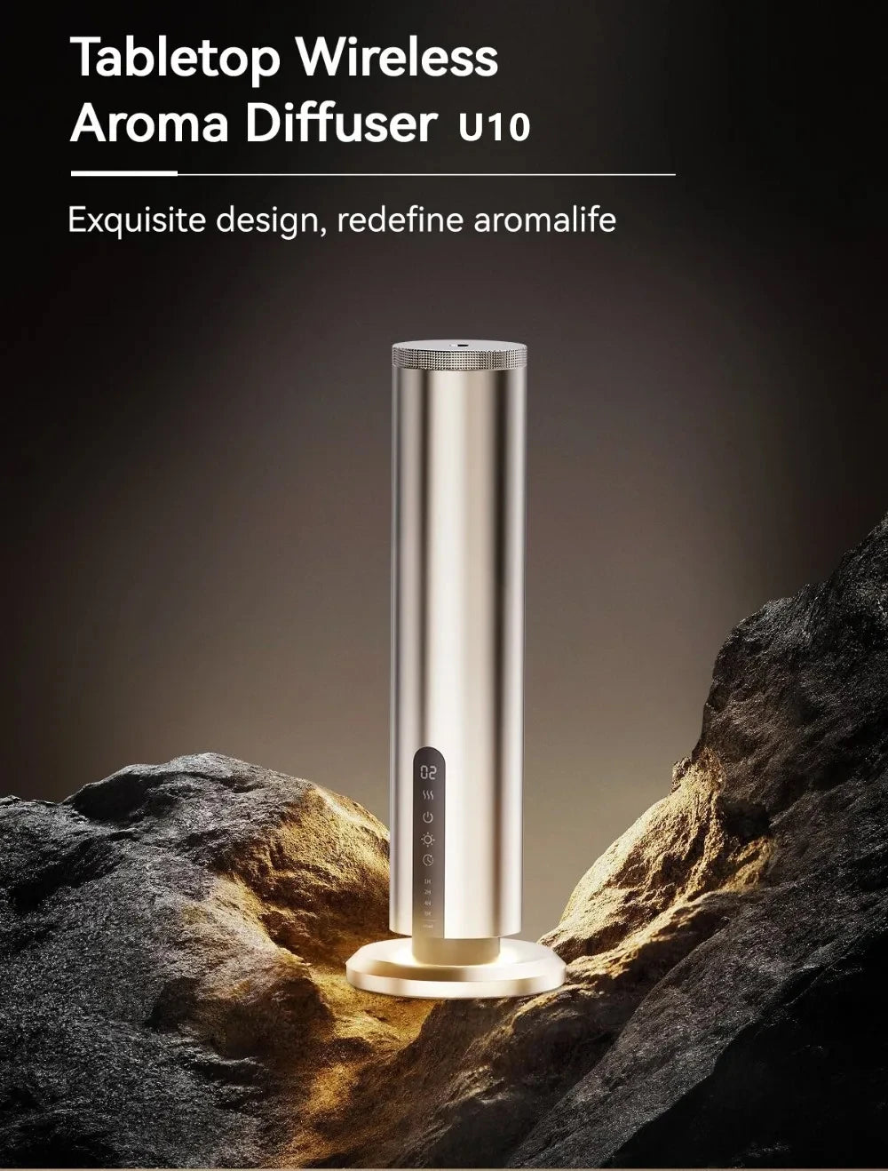 Essential Oil Diffuser Bluetooth Smart Waterless Aroma Diffuser Coverage 300m³ Electric Smell for Home Scent Machine Hotel