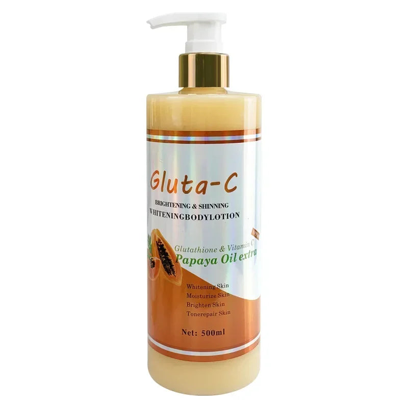 500ml Glutamate Body Cream Vitamin VC Moisturizing Lotion Skin Whitening Nicotinamide Anti Wrinkles Body Lotion