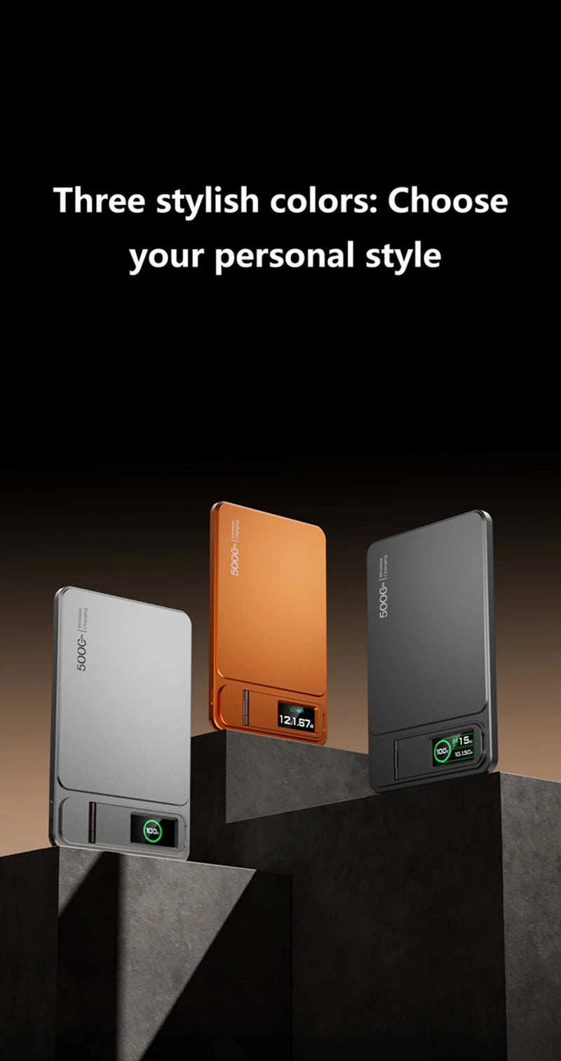 Magnetic Wireless Power Bank 10000mAh for iPhone with PD Fast Charging Tidesmit