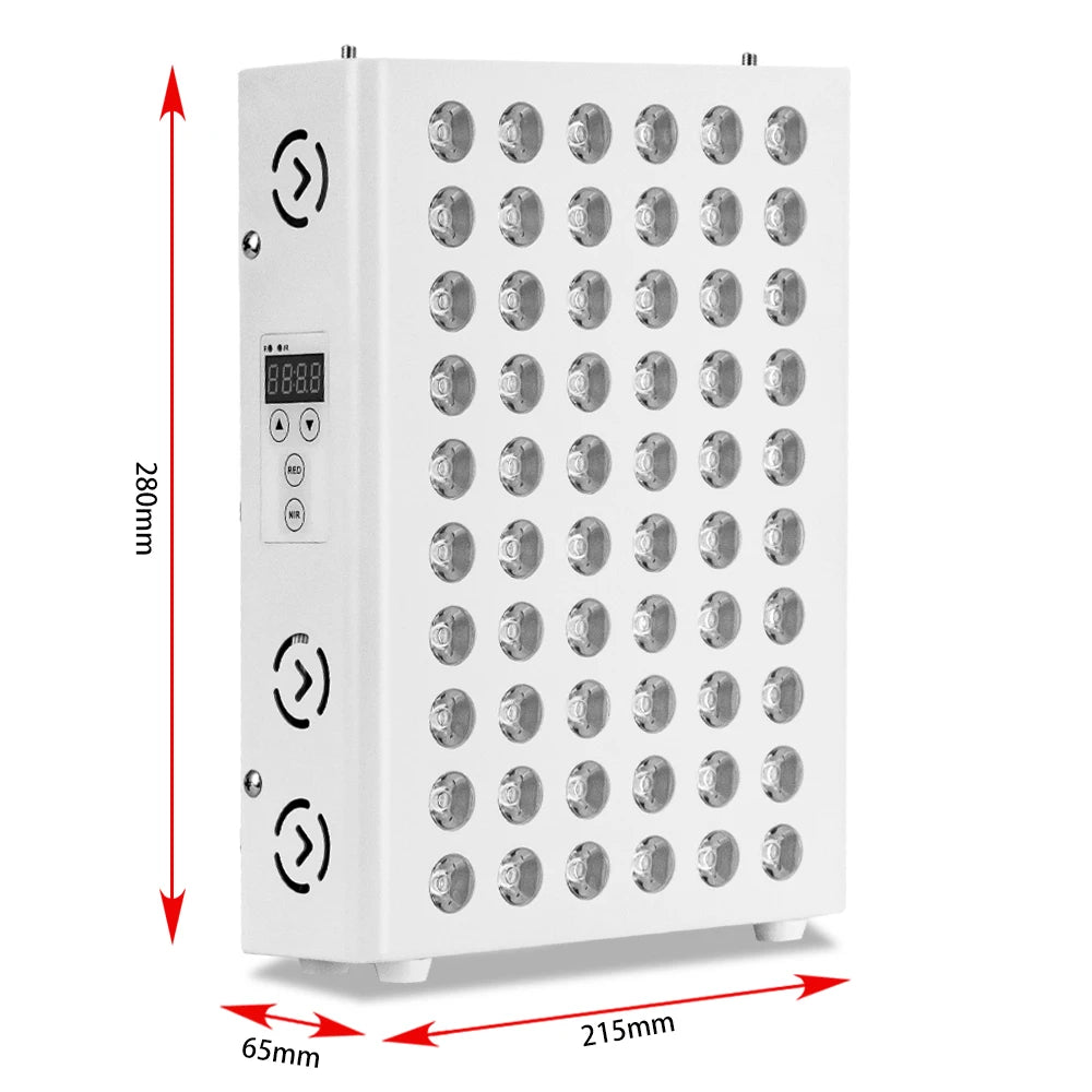 Newest 300W 630nm 660nm Red Light Lamp Therapy, 810nm 830nm 850nm Near Infrared Therapy Lamp for full body, red grow lamp