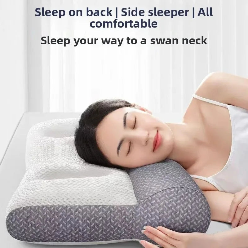 Cervical Traction Neck Pillow for Sleeping - Ergonomic Arch Support Massage Cushion Tidesmit