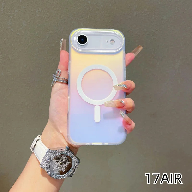 iPhone 17 Pro Max Magnetic Case Laser Gradient Matte - Tidesmit Tidesmit