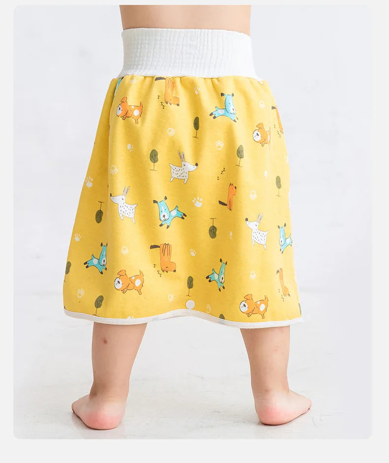 Baby Diaper Pants Waterproof Skirt Cloth Diapers Infant Leak-proof Urine Training Pants Kids Nappy Sleeping Bed Potty Trainining