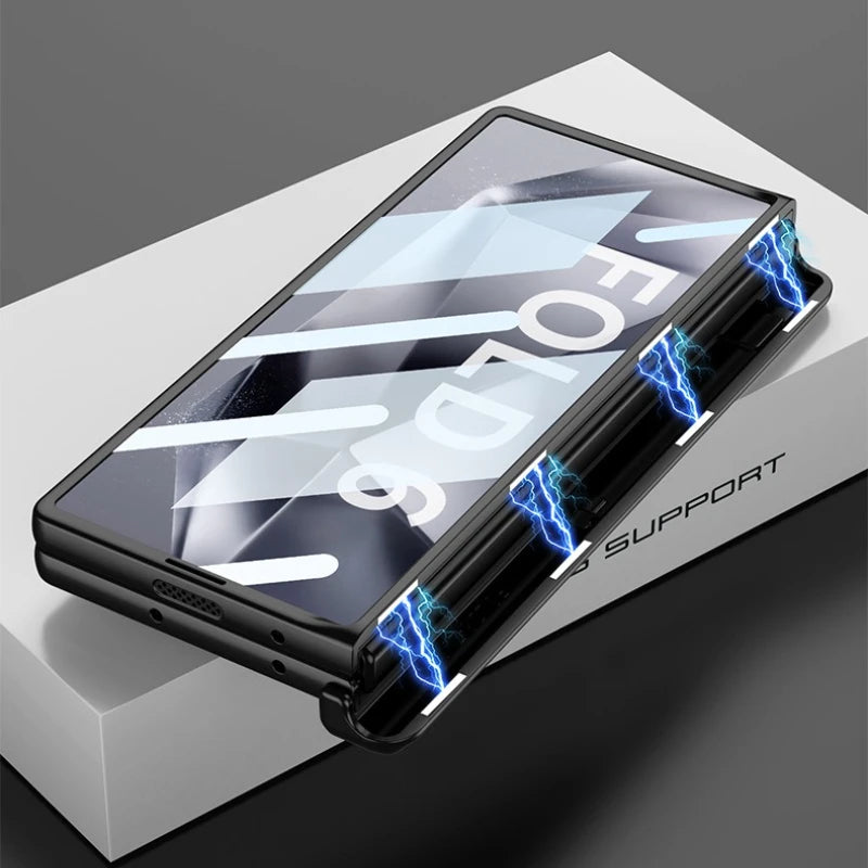 Galaxy Z Fold 6 Case with Hinge Protection and S-Pen Slot Tidesmit