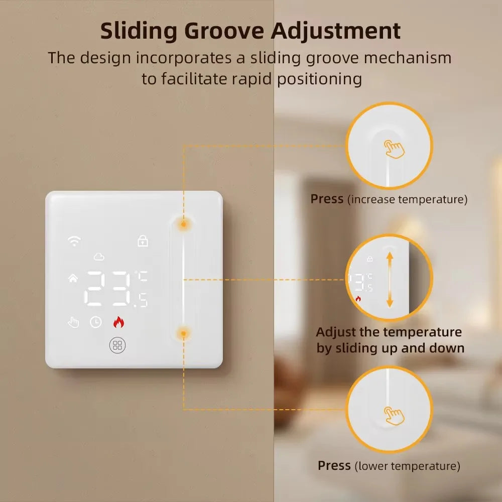 Tuya WiFi Smart Thermostat Temperature Water Electric Floor Heating Gas Boiler Controller Support Alice Alexa Google Home