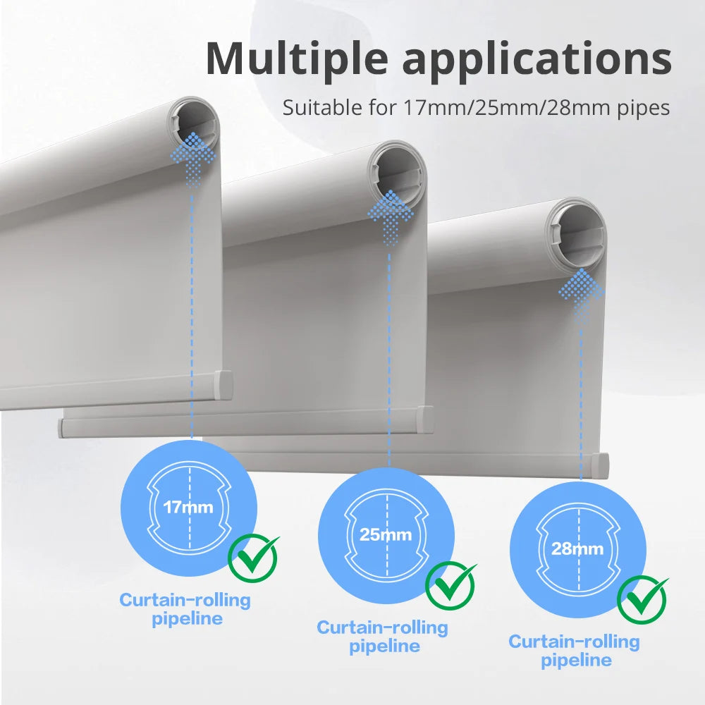 Tidesmit 28mm Smart Roller Shade Motor - Matter Over WiFi Compatible Tidesmit