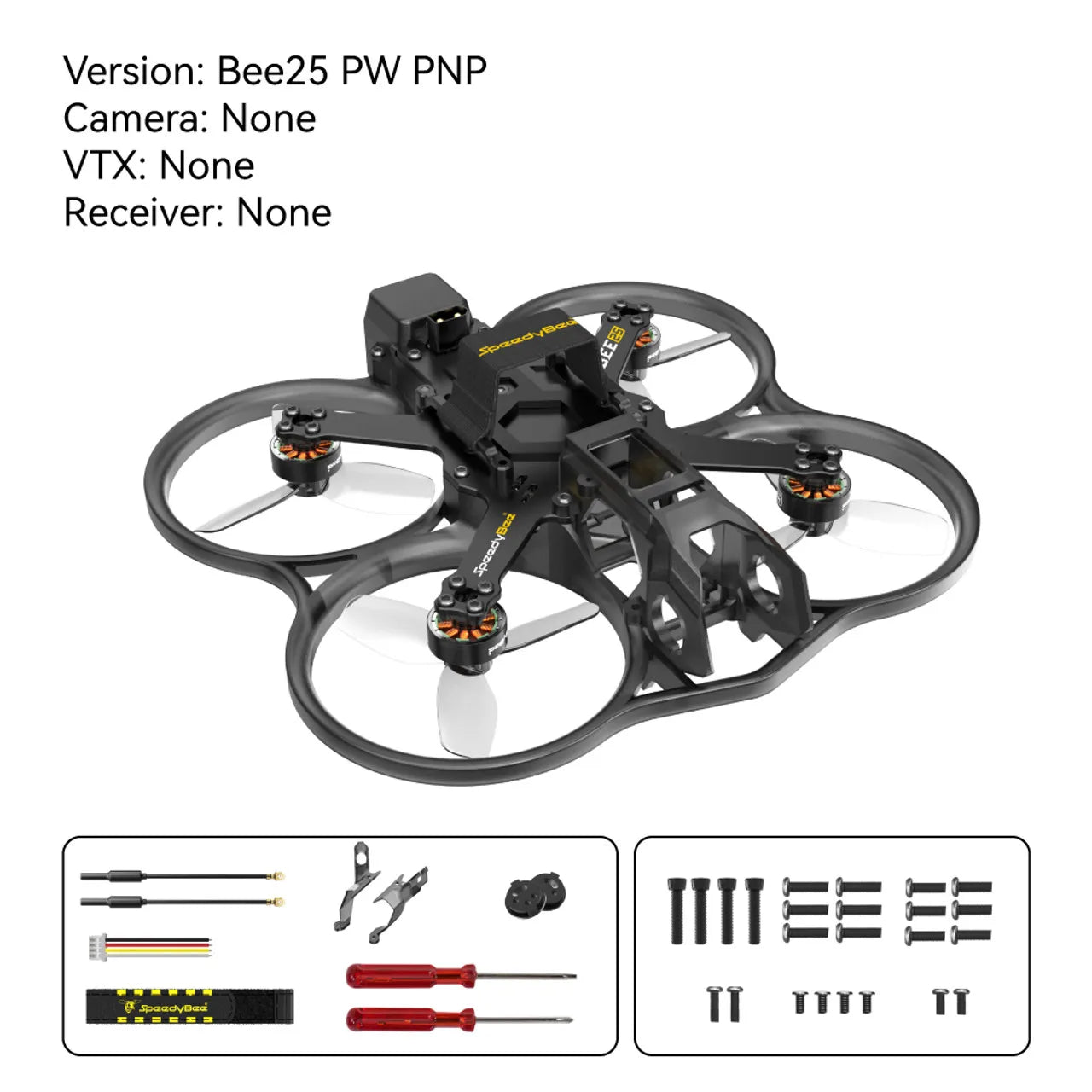 SpeedyBee Bee25 Cinewhoop 2.5 Inch FPV Drone - DJI O3 Air Unit Compatible PNP Version Tidesmit