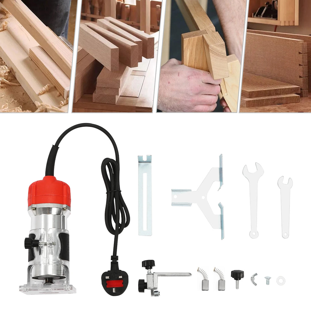 800W Wood Router Machine Woodworking Electric Trimmer Carpenter Power Tools 30000RPM