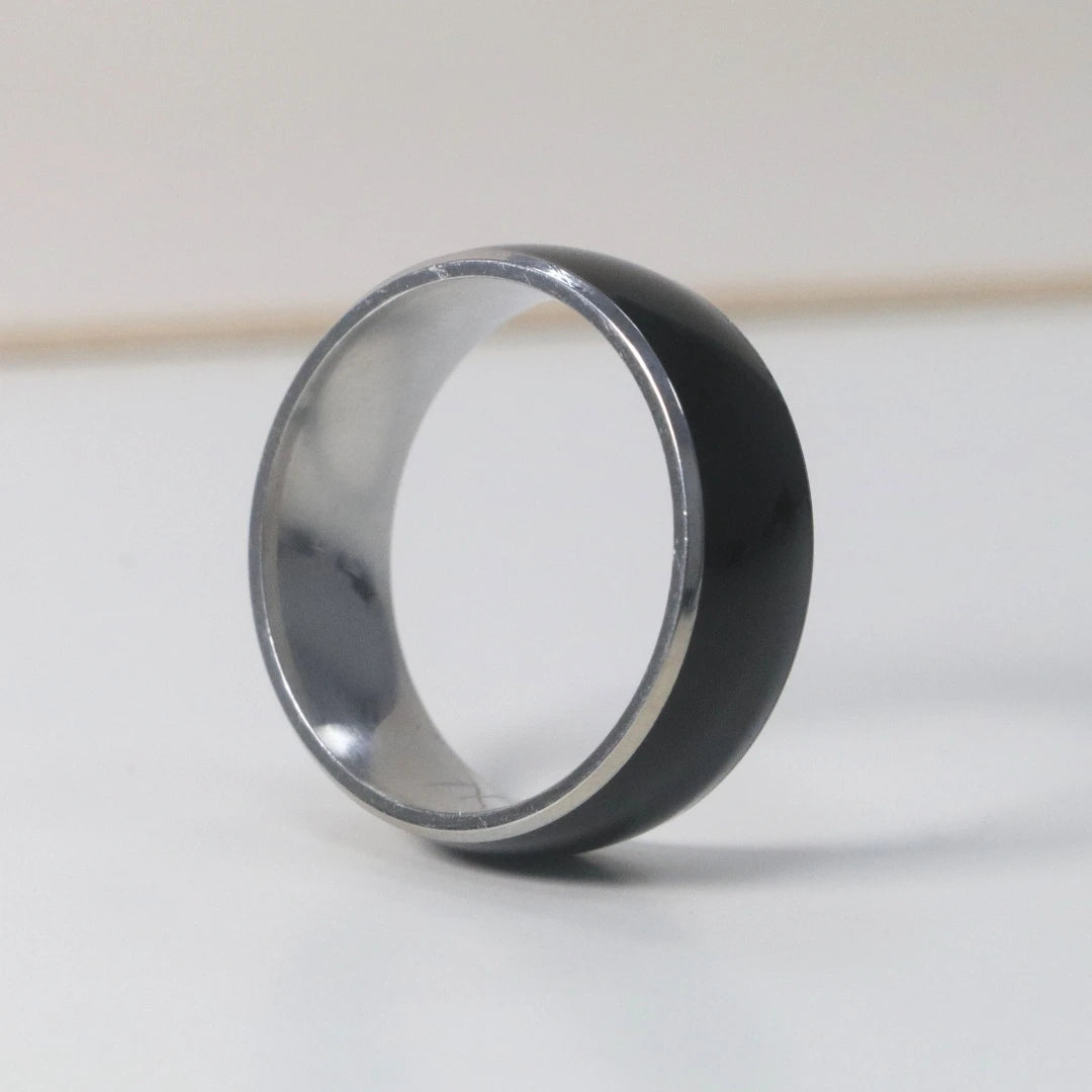 1PCS NFC Smart Ring NFC 213/216 Chip New Design All-round Readable and Rewritable 13.56Mhz Tag for All NFC-enabled Devices Tidesmit