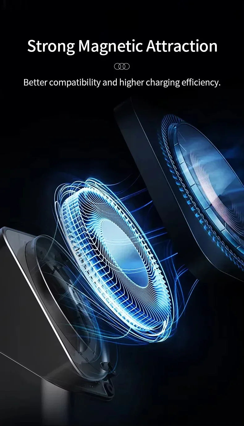 3-in-1 Magnetic Wireless Charger for Apple Devices | Grey Tidesmit