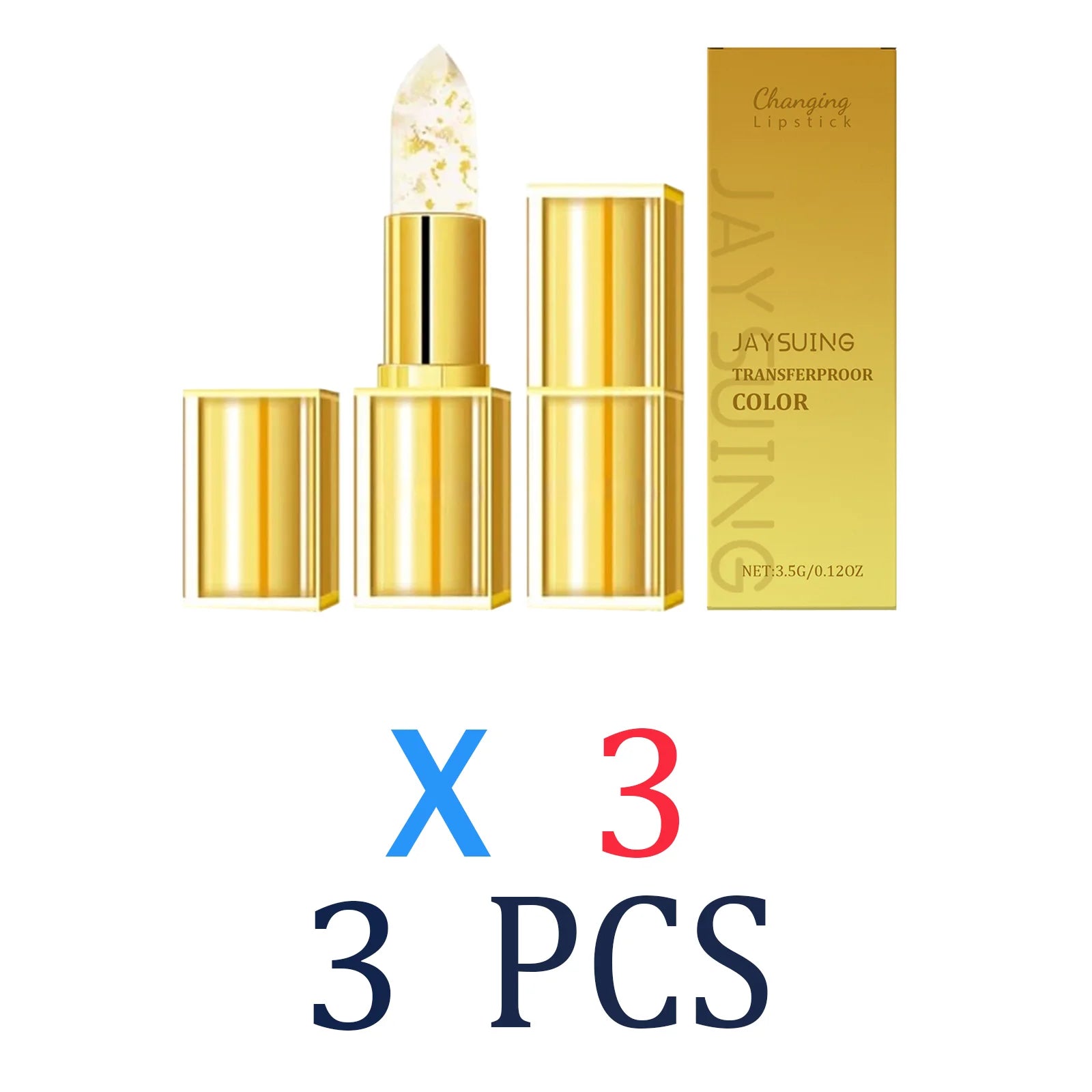 Color Changing Lip Balm | Moisturizing Tinted Treatment - Tidesmit Lip Care 3 Pcs Tidesmit