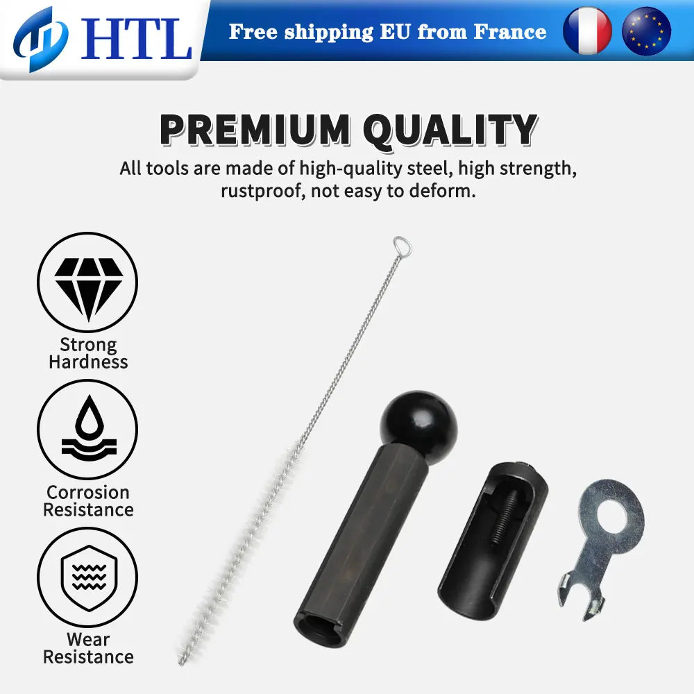 T10133 Fuel Injector Puller Removal Kit Injector Seal Installer Tool For Audi VW Seat Skoda VAG V6 V8 FSI Petrol Engine