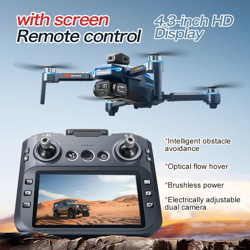 4K Camera Drone Foldable Obstacle Avoidance Quadcopter GT8 Series Tidesmit