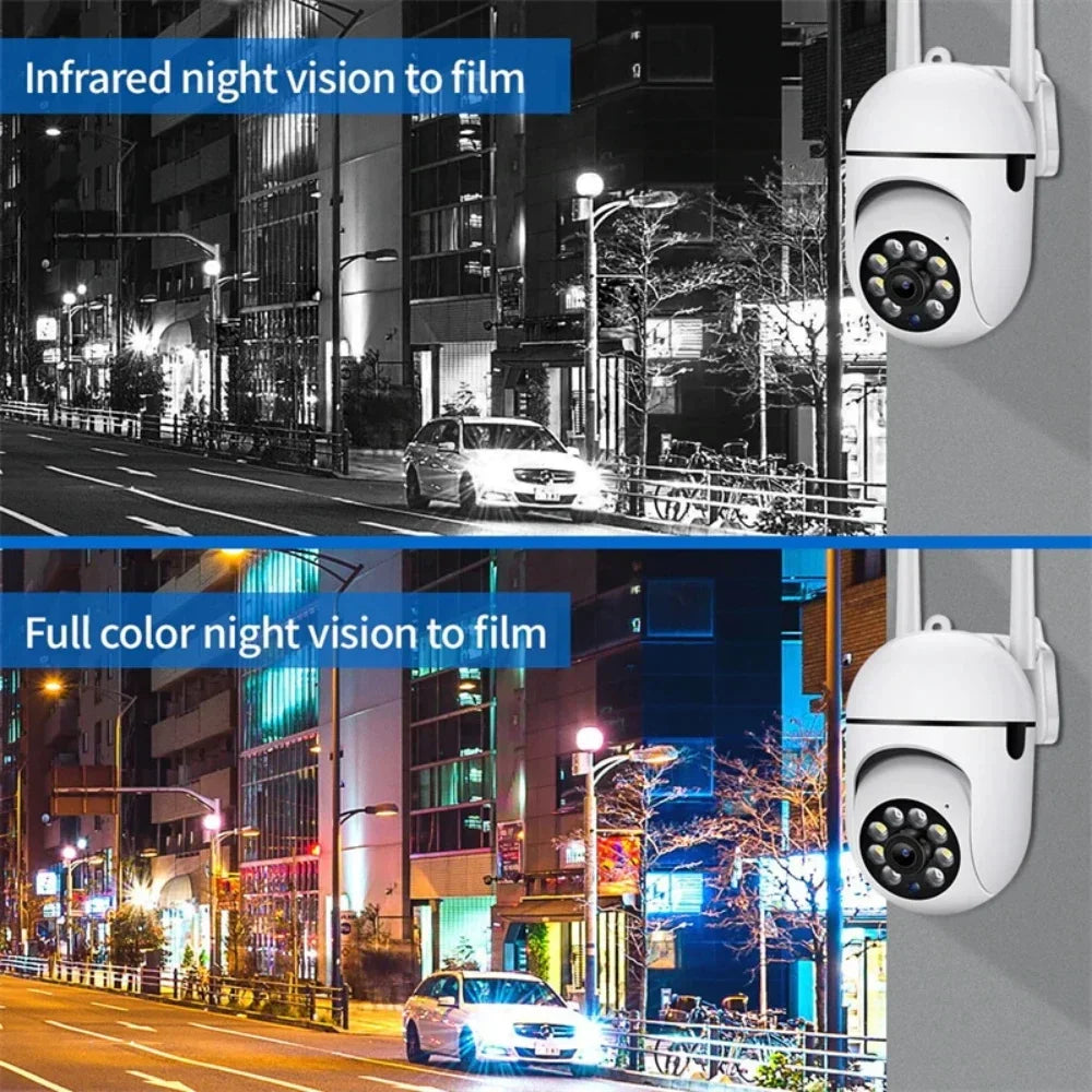 Wifi Surveillance Camera 8MP HD Wireless Security PTZ Camera AI Human Tracking Two-way Audio Color Night Vision Home IP Camera