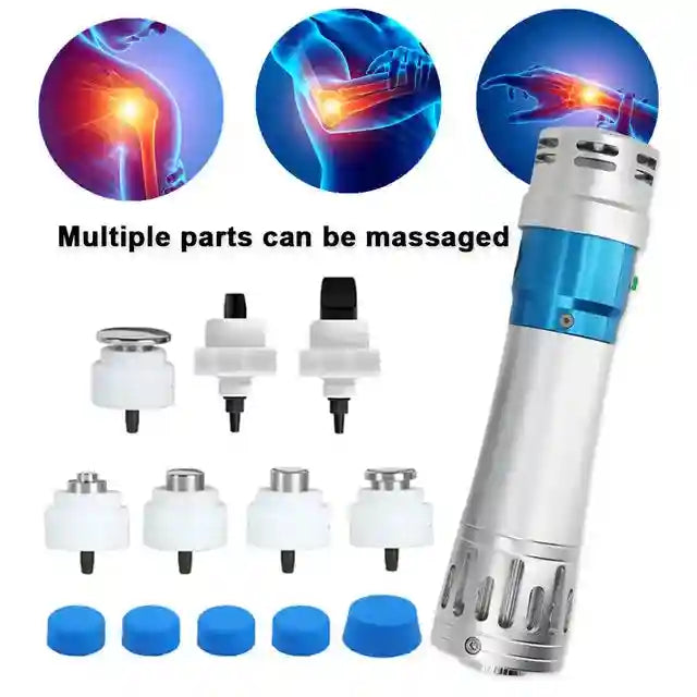 Shockwave Therapy Machine: Electric Muscle Relief & 7 Massage Heads Massage Chairs Tidesmit