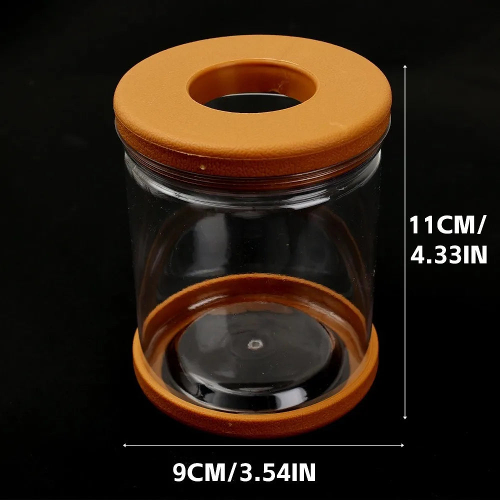 5/1PCS Transparent Hydroponic Flowerpot Hydroponic Plant Container with Soft Stopper Non Slip Bottom Home Office Gardening Pots