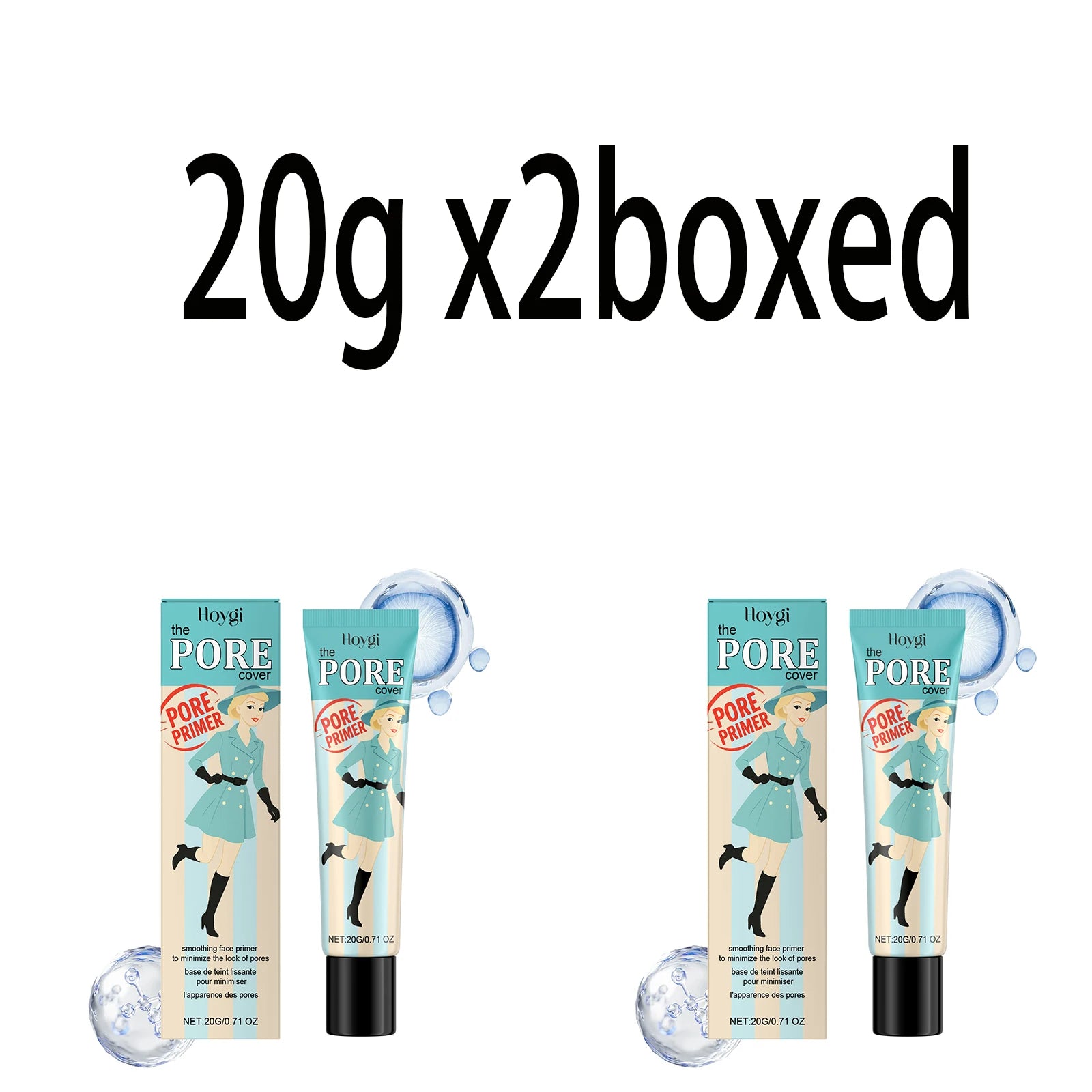 Tidesmit hydrating makeup primer base for glowing skin with brightening and moisturizing benefits texture close-up
