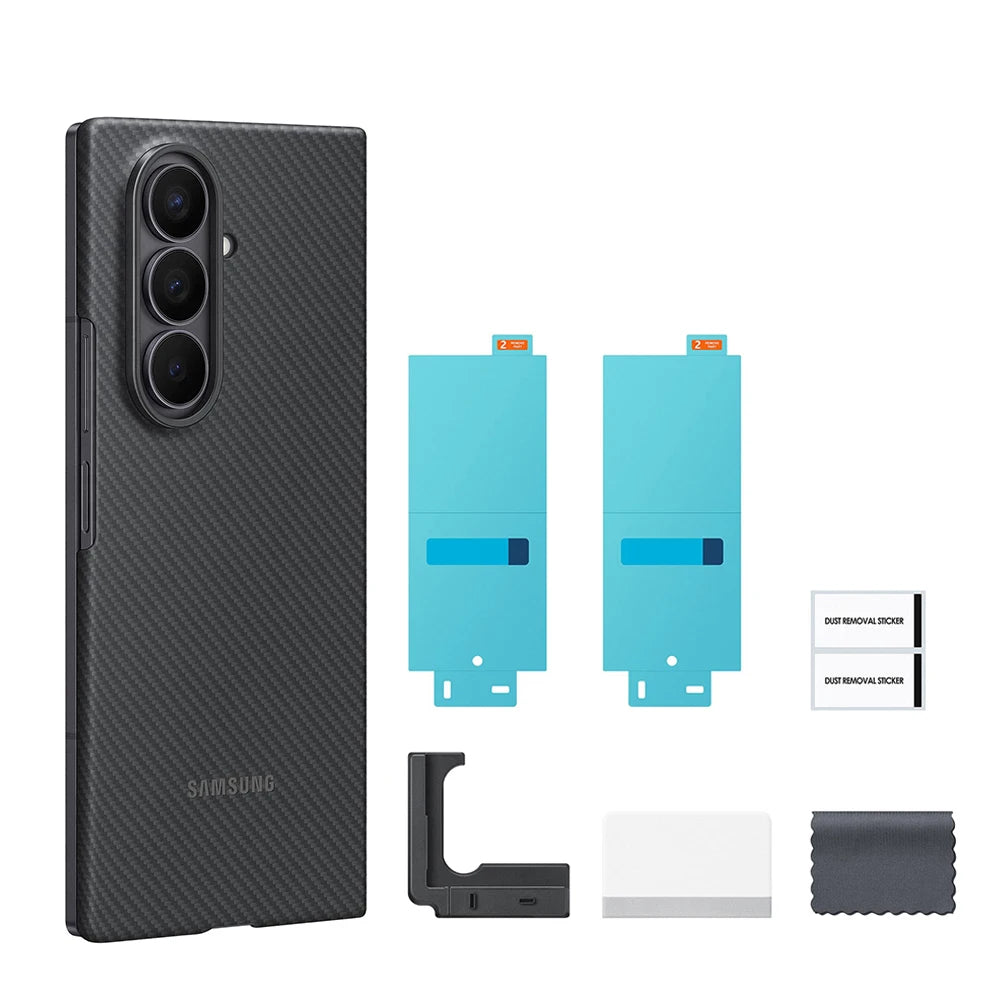 Samsung Galaxy Z Fold7 Carbon Case with Military-Grade Drop Protection Carbon Shield Case Tidesmit