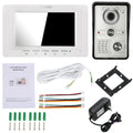 IR-CUT Outdoor Camera 7 inch Wired Video Doorbell Indoor Monitor Visual Intercom Two-way Audio Remote Unlock Video Door Phone