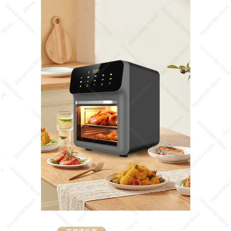 2026 New Air Fryer Large Capacity Touch Screen Visual Household Multifunctional Electric Oven
