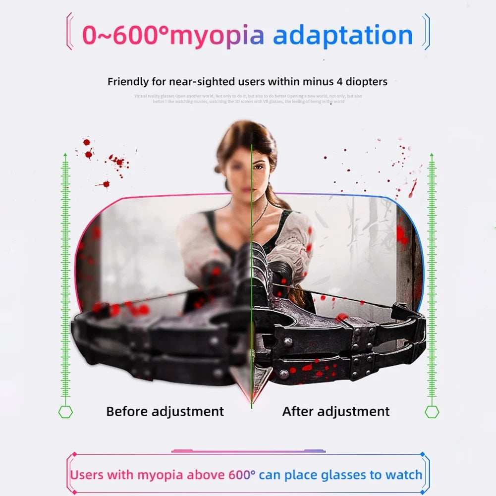 VR Headset for Smartphones: Immersive Smart Glasses with Spatial Audio Tidesmit