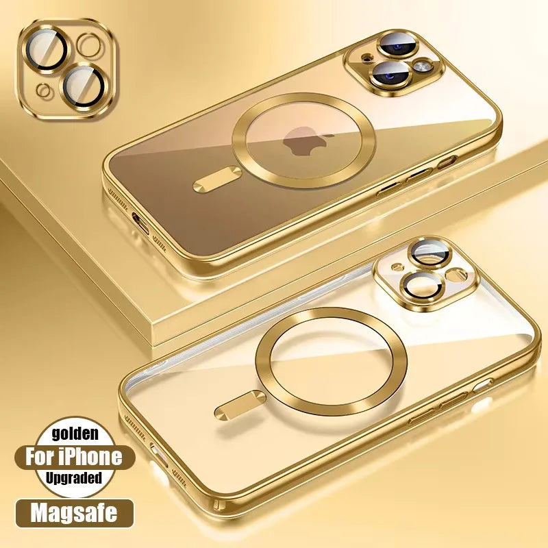 Magnetic iPhone 16 Case with Lens Protection - Slim Shock-Absorbing Cover Tidesmit