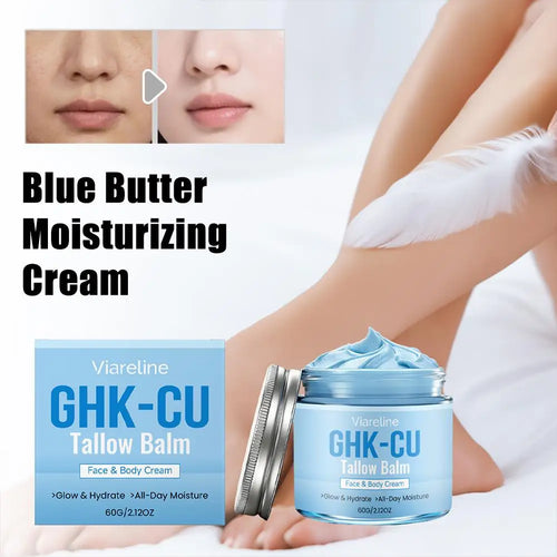 1/2/3/5PCS 60g GHK-Cu Tallow Balm Face & Body Cream - Copper Peptide Moisturizer for Dry Skin, Firming & Hydrating