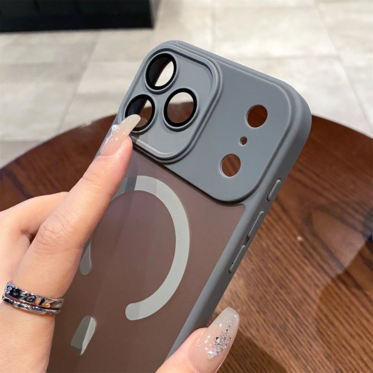 iPhone 17 Pro MagSafe Case with Lens Protector - Black | Tidesmit Tidesmit