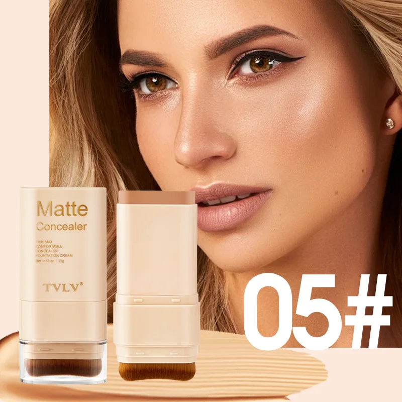 Tidesmit Eraser Concealer Double-Head Foundation Stick texture close-up nine-color waterproof non-clogging face makeup