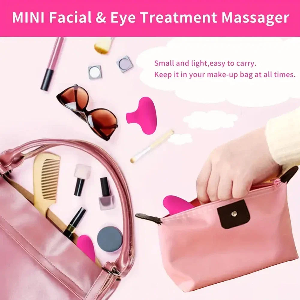 Facial Eye Massager with Heat Therapy for Skin Rejuvenation | Tidesmit Back Massage Instrument Tidesmit