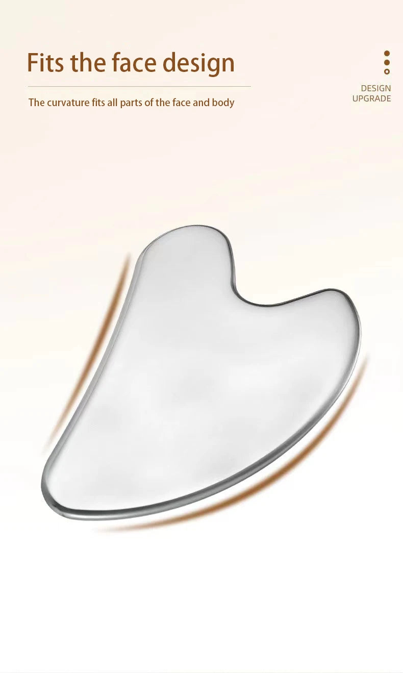 Stainless Steel Gua Sha Scraper - Sculpting Facial and Body Tool Fascia Gun Tidesmit
