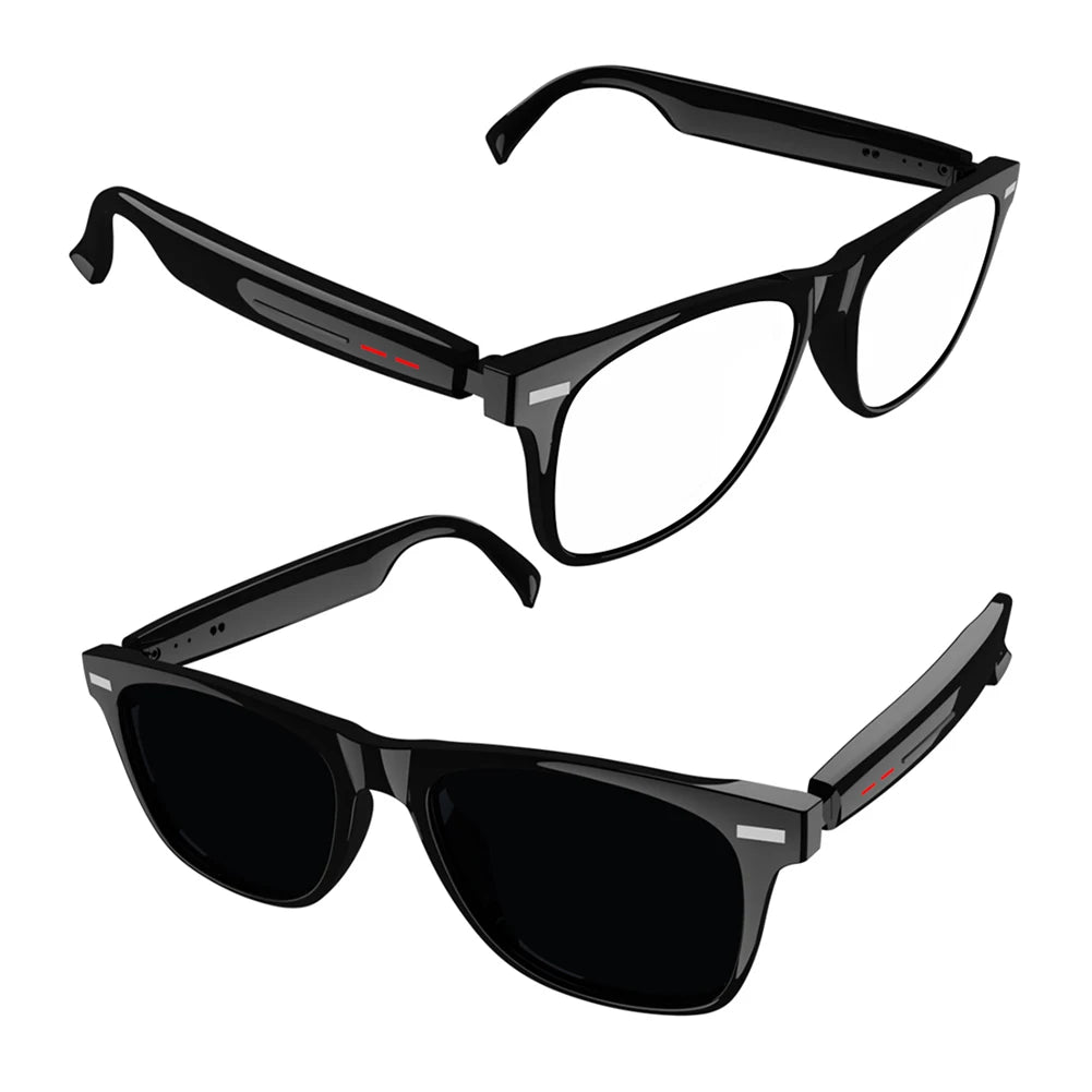 Camera Glasses With Audio Recording - Sport Smart Glasses for Outdoors Tidesmit