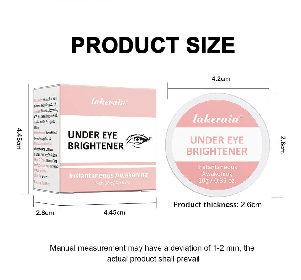 Hydrating Eye Brightening Concealer&Contour Cream-Full Coverage,Long Lasting,Correcting Eye Concealer for a Perfect Look Makeup