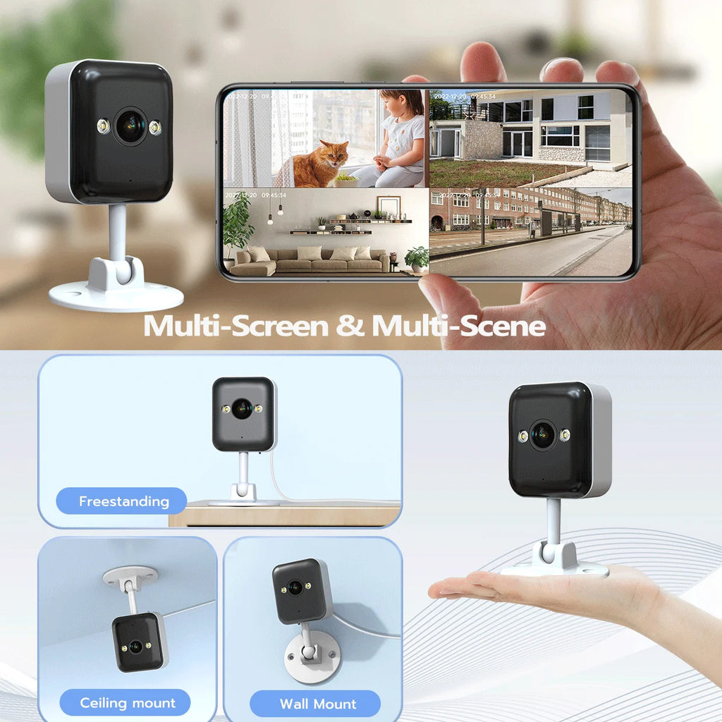 JOOAN 1080P Wifi Security Camera Outdoor&Indoor 5X Zoom Motion Detect Two-Way Audio Smart Home Security IP Camera for Baby & Pet