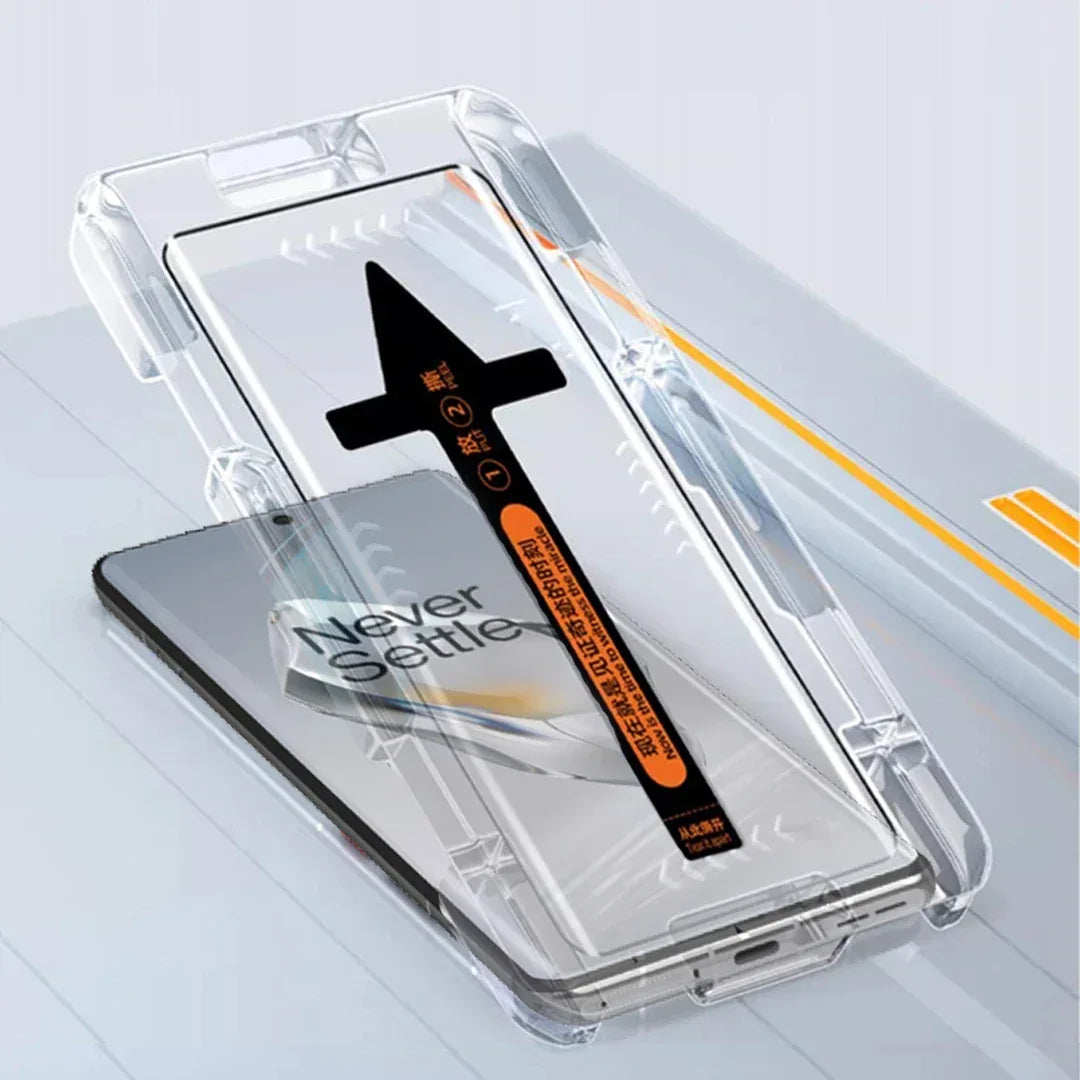 OnePlus 12 Screen Protector: 9H Tempered Glass 2-Pack (Case-Friendly) Tidesmit