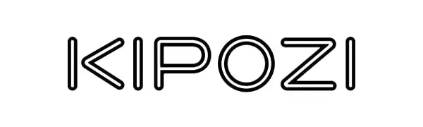 KIPOZI brand logo in black text on a white background for professional hair straighteners and styling tools.