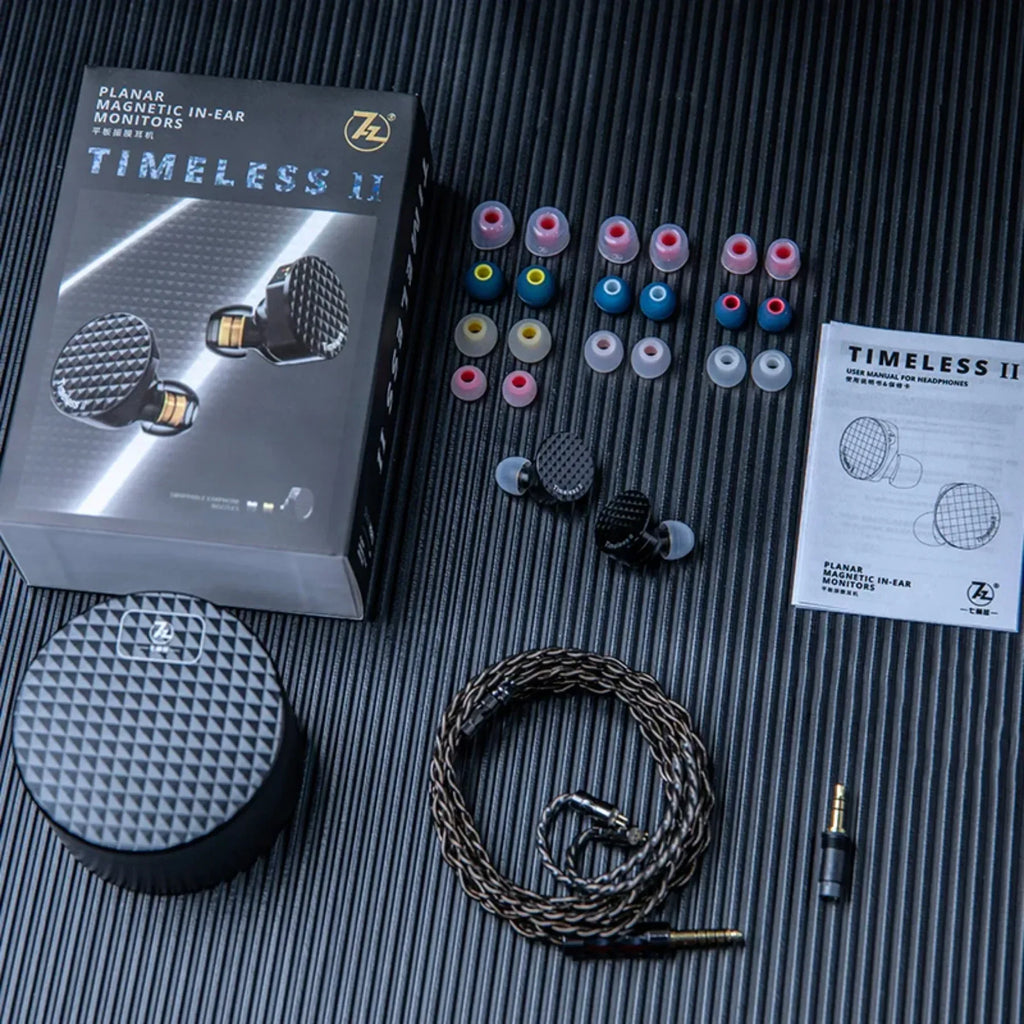 7Hz Timeless II Planar Magnetic IEMs with OCC Cable | Tidesmit Tidesmit