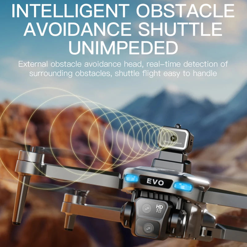 4K GPS Drone with HD Camera - Foldable Obstacle Avoidance Tech Tidesmit