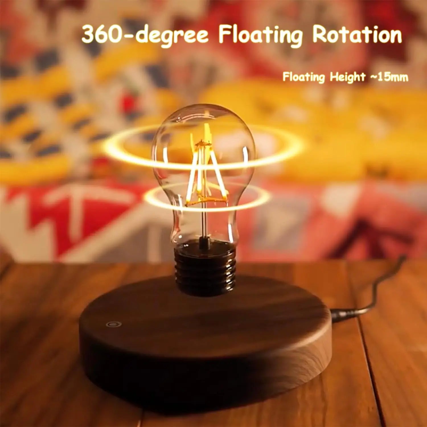 Levitating Moon Lamp | 3D Magnetic Floating LED Light by Tidesmit Tidesmit