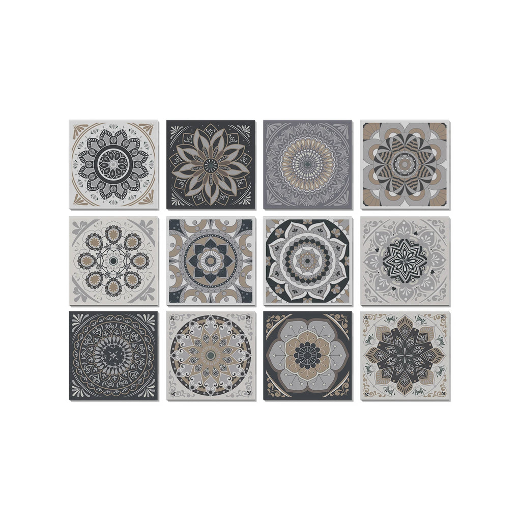 Classic Tile Self-adhesive Wallpaper, Waterproof Thickened PE Foam Wall Sticker for Bedroom, Bathroom, Kitchen, Tile Sticker