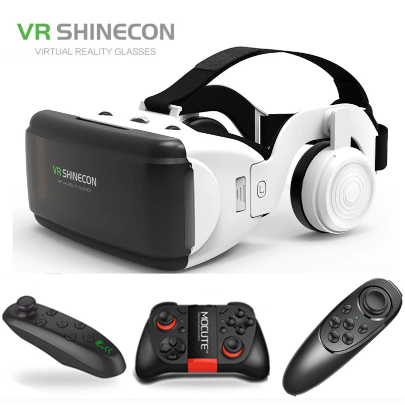 VR Headset for Smartphone 3D Glasses G06E with Spatial Audio Tidesmit