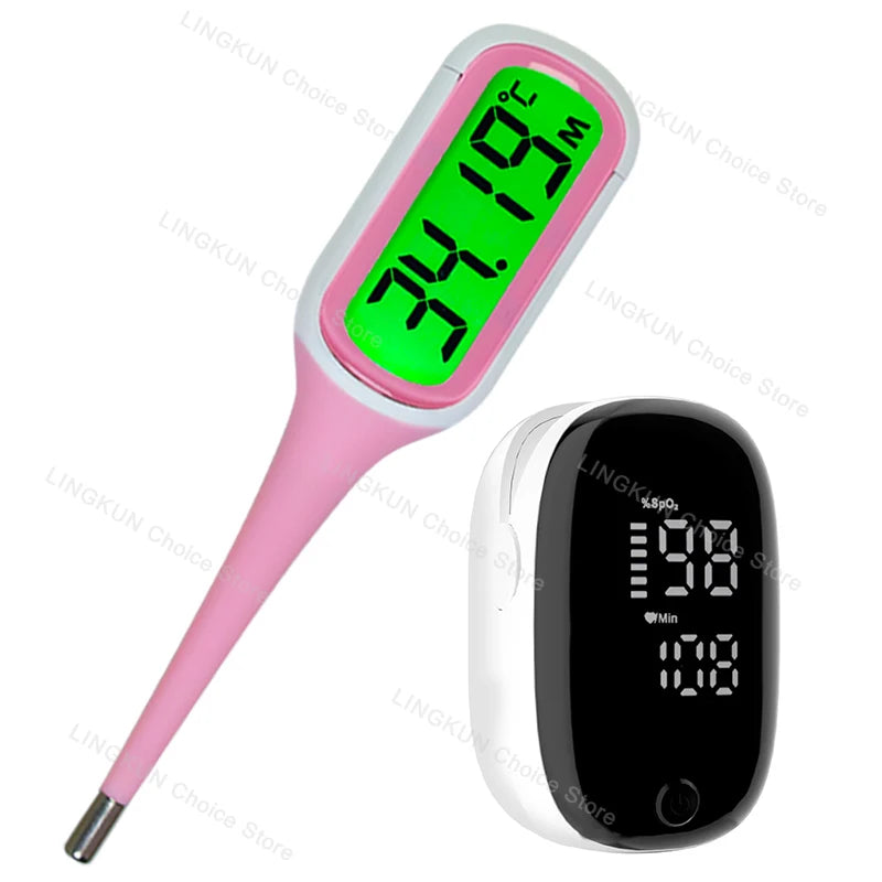 Hot Baby Digital Underarm Electronic Thermometer 8 Seconds Fast Measurement Celsius Fahrenheit Soft Head Oral Body Temperaturer
