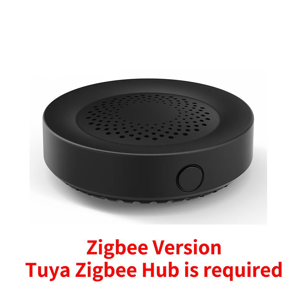 Tuya Zigbee WiFi Siren Alarm For Smart Home Security 100db Speaker Works With Alexa Yandex Alice Require Tuya Zigbee Hub.