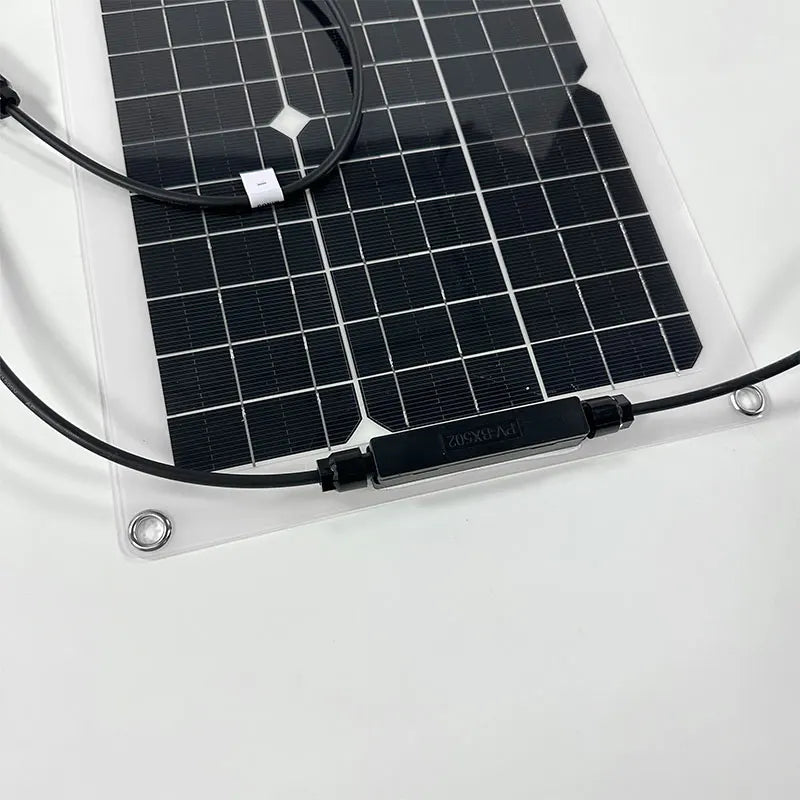 Ultimate Portable Power Bank: 500W/1000W Flexible Solar Panel for Off-Grid Marine & RV Use | 12V Charger with MC4 & Controller