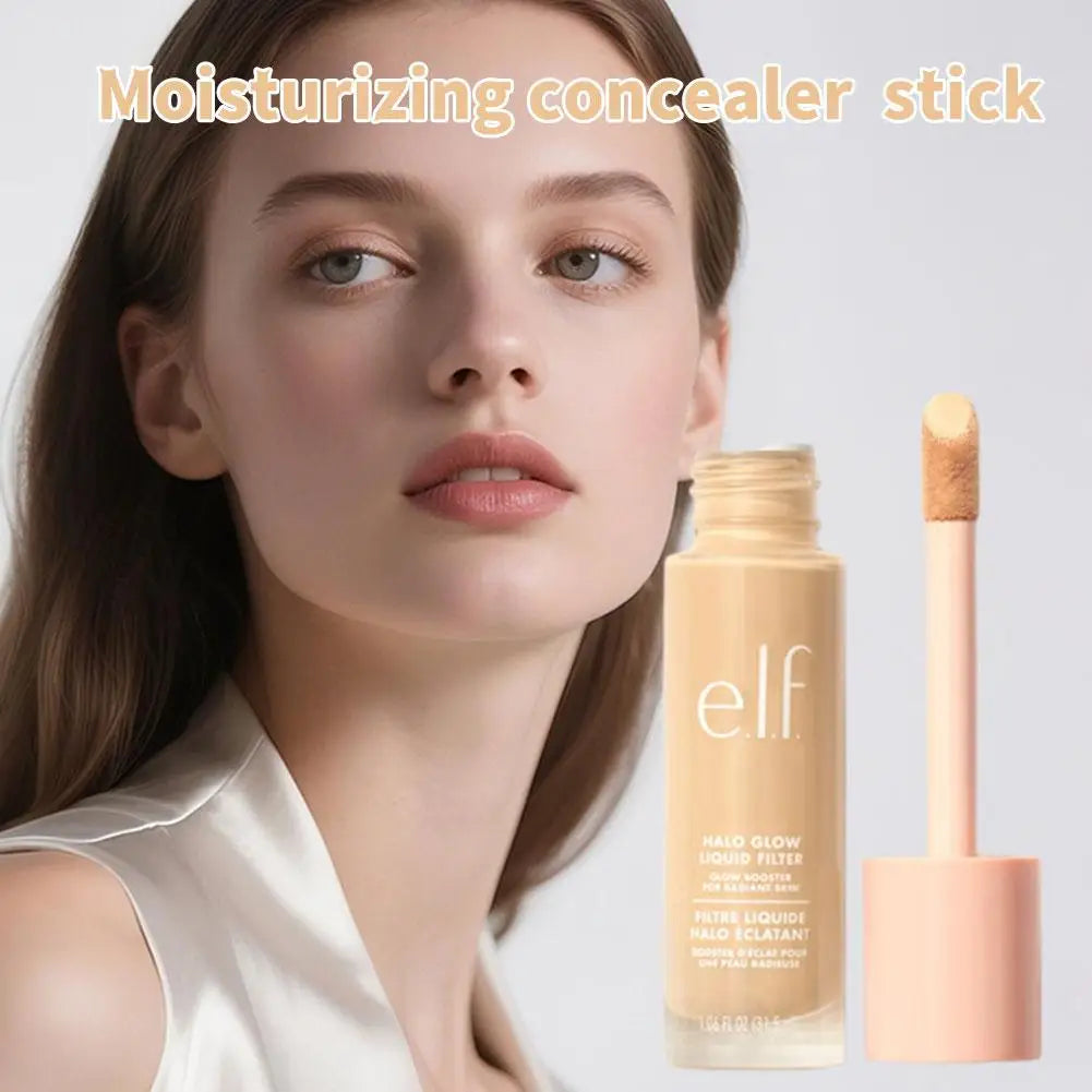 Tidesmit halo glow liquid filter and brightening face makeup primer for hydrated radiant skin texture close-up