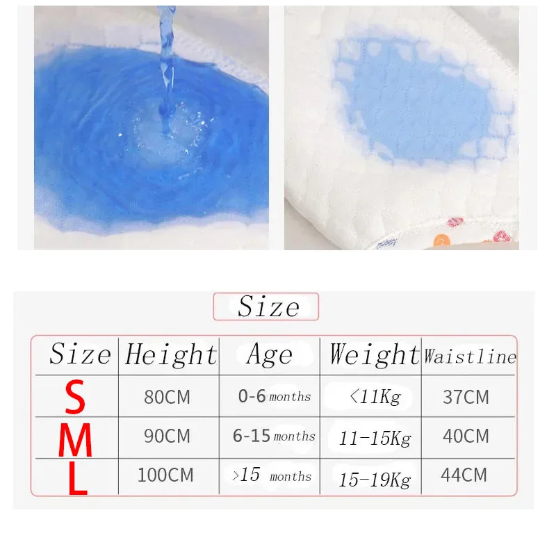 3PCS/LOT Candy Colors Newborn Training Pants Summer Baby Shorts Washable Boy Girls Cloth Diapers Reusable Nappies Infant Panties